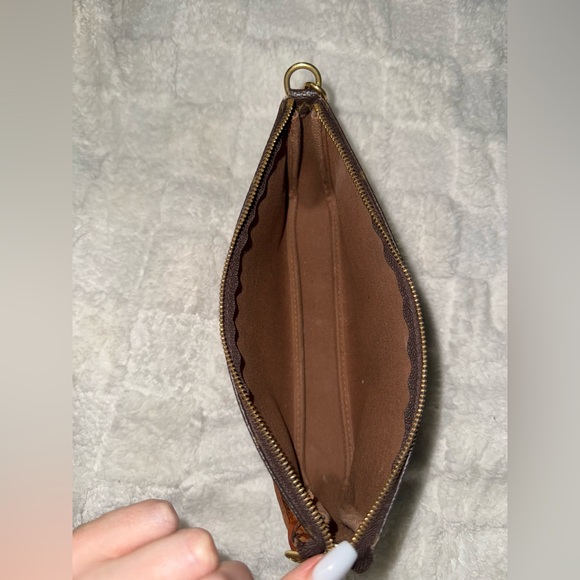 Louis Vuitton Pochette Accessory Pouch Brown Leather - Picture 12 of 14